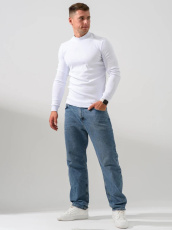 Изображение товара «Мужская водолазка из кашкорсе «1936-Кш (белый)» арт 59652» из магазина «Ивановский-Текстиль.РФ»