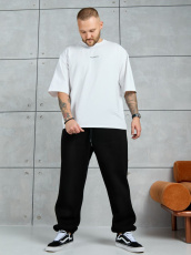 Изображение товара «Мужские брюки из футера с начесом «Тренд [черный]» арт 87095» из магазина «Ивановский-Текстиль.РФ»