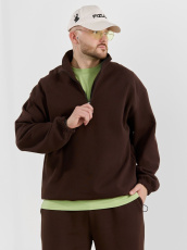 Изображение товара «Мужская толстовка из интерлока-пике «Интер-1 [коричневый]» арт 89464» из магазина «Ивановский-Текстиль.РФ»