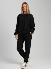Изображение товара «Женский костюм (джемпер+брюки) из лининга «Локи [черный]» арт 85536» из магазина «Ивановский-Текстиль.РФ»