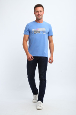 Изображение товара «Мужская футболка из кулирки пенье «058» арт 86158» из магазина «Ивановский-Текстиль.РФ»