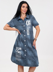 Изображение товара «Женская туника из кулирки «2457тр-101» арт 85342» из магазина «Ивановский-Текстиль.РФ»