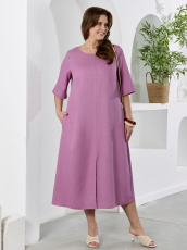 Изображение товара «Женское платье из плательной ткани «Камео-1 [лиловый]» арт 89427» из магазина «Ивановский-Текстиль.РФ»