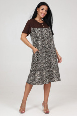 Изображение товара «Женское платье из кулирки «3488пл-118-3» арт 79965» из магазина «Ивановский-Текстиль.РФ»