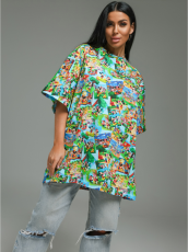 Изображение товара «Женская футболка из кулирки с лайкрой пенье «Ирбис [дисней]» арт 84451» из магазина «Ивановский-Текстиль.РФ»