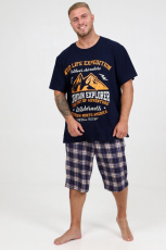 Изображение товара «Мужской костюм (футболка+шорты) из кулирки «5049кш-101» арт 80269» из магазина «Ивановский-Текстиль.РФ»