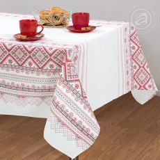Изображение товара «Скатерть из рогожки «Каравай» арт 81716» из магазина «Ивановский-Текстиль.РФ»
