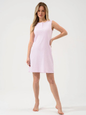 Изображение товара «Женская сорочка из рибаны «Шарм 2430-Рн (розовый)» арт 87774» из магазина «Ивановский-Текстиль.РФ»