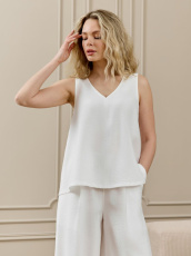 Изображение товара «Женская блузка из фактурного полотна «Ясмина-2 [белый]» арт 89665» из магазина «Ивановский-Текстиль.РФ»