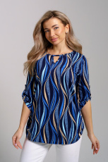 Изображение товара «Посл размер Женская туника из кулирки «36943» арт 88217» из магазина «Ивановский-Текстиль.РФ»