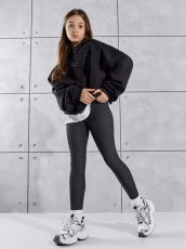 Изображение товара «Брюки для девочки из селаника «Силаник-1 [черный]» арт 86396» из магазина «Ивановский-Текстиль.РФ»