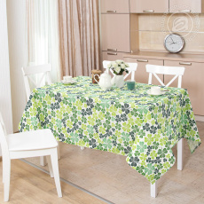 Изображение товара «Скатерть из рогожки «Клевер» арт 81695» из магазина «Ивановский-Текстиль.РФ»