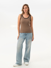 Изображение товара «Женская майка «240кш3437 [горчица]» арт 85352» из магазина «Ивановский-Текстиль.РФ»