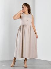 Изображение товара «Женское платье из плательной ткани «Женский каприз-1 [бежевый]» арт 88869» из магазина «Ивановский-Текстиль.РФ»