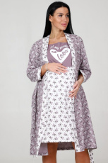 Изображение товара «Женский пеньюар из кулирки «1781пнс01-107» арт 80084» из магазина «Ивановский-Текстиль.РФ»