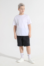 Изображение товара «Шорты для мальчика из футера петля «Вильям-1 [черный]» арт 83406» из магазина «Ивановский-Текстиль.РФ»