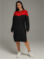 Изображение товара «Женское платье из футера с лайкрой «Виктория [алый]» арт 82575» из магазина «Ивановский-Текстиль.РФ»