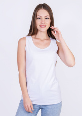 Изображение товара «Женская майка из кулирки с лайкрой «240хл2881 [белый]» арт 88251» из магазина «Ивановский-Текстиль.РФ»