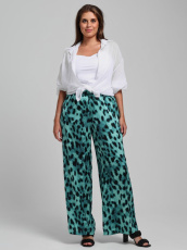 Изображение товара «Женские брюки из искусственного шелка «Найт-2 [зеленый]» арт 85002» из магазина «Ивановский-Текстиль.РФ»