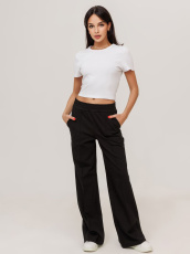 Изображение товара «Женские брюки из футера 3х нитка с лайкрой «1788» арт 87109» из магазина «Ивановский-Текстиль.РФ»