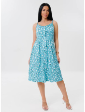 Изображение товара «Женский сарафан из кулирки «С- 75 (К) (ментол)» арт 86704» из магазина «Ивановский-Текстиль.РФ»