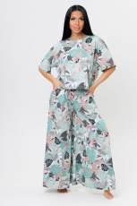 Изображение товара «Женский костюм (футболка+кюлоты) из кулирки «2220/1» арт 85918» из магазина «Ивановский-Текстиль.РФ»