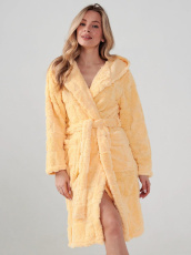 Изображение товара «Женский халат (на запах с поясом) из велсофта «Дела сердечные 2151-Вф (желтый)» арт 86408» из магазина «Ивановский-Текстиль.РФ»