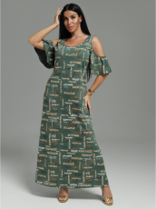 Изображение товара «Женское платье из кулирки «Новелла [леопард хаки]» арт 84959» из магазина «Ивановский-Текстиль.РФ»