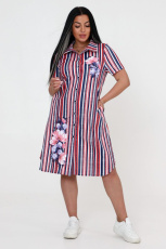 Изображение товара «Женская туника из кулирки «2207тр01-120» арт 80107» из магазина «Ивановский-Текстиль.РФ»