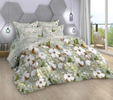 Изображение товара «Постельное бельё из поплина «Нега» арт 87848» из магазина «Ивановский-Текстиль.РФ»
