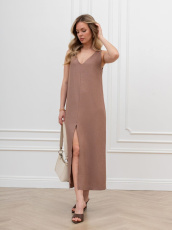 Изображение товара «Женское платье из плательной ткани «Сибелла-1 [коричневый]» арт 89246» из магазина «Ивановский-Текстиль.РФ»