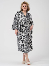 Изображение товара «Женский халат (на запах с поясом) из велюра «Сафари 2422-В (серый)» арт 87790» из магазина «Ивановский-Текстиль.РФ»