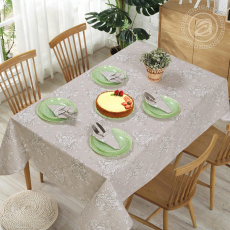 Изображение товара «Набор столового белья из рогожки «Шантильи» арт 63861» из магазина «Ивановский-Текстиль.РФ»