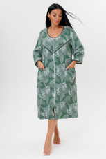 Изображение товара «Женский халат (на молнии) из махры «2233/1» арт 85899» из магазина «Ивановский-Текстиль.РФ»