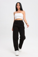 Изображение товара «Женские брюки из футера с начесом «04» арт 88407» из магазина «Ивановский-Текстиль.РФ»