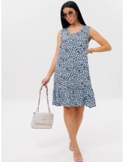 Изображение товара «Женское платье из штапеля «Пл-97 (шт) (голубой)» арт 86722» из магазина «Ивановский-Текстиль.РФ»