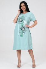 Изображение товара «Женская туника из кулирки «1918т-109» арт 79969» из магазина «Ивановский-Текстиль.РФ»