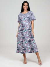 Изображение товара «Женская туника из кулирки «2433т-111/103» арт 84138» из магазина «Ивановский-Текстиль.РФ»