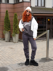 Изображение товара «Женские брюки из футера с мехом «2252» арт 87220» из магазина «Ивановский-Текстиль.РФ»