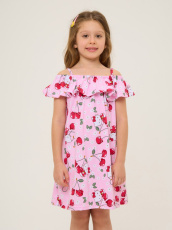 Изображение товара «Сарафан для девочки из кулирки «Киттинка» арт 87577» из магазина «Ивановский-Текстиль.РФ»