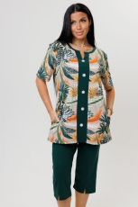 Изображение товара «Женский костюм (туника+бриджи) из кулирки «2161/1» арт 85231» из магазина «Ивановский-Текстиль.РФ»