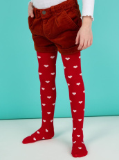 Изображение товара «Набор колготок для девочки (3 шт) «С1813 [красный]» арт 75648» из магазина «Ивановский-Текстиль.РФ»