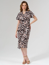 Изображение товара «Женское платье из кулирки «Саванна 2293-К (бежевый)» арт 83831» из магазина «Ивановский-Текстиль.РФ»