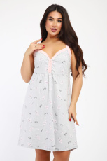 Изображение товара «Женская сорочка из кулирки «88128» арт 86785» из магазина «Ивановский-Текстиль.РФ»