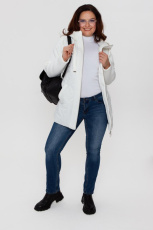 Изображение товара «Посл размер Женская куртка из полиэстера «28045 (белый)» арт 87800» из магазина «Ивановский-Текстиль.РФ»