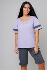 Изображение товара «Женский костюм (футболка+бермуды) «2149» арт 84406» из магазина «Ивановский-Текстиль.РФ»