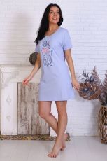 Изображение товара «Женская сорочка из кулирки «42018» арт 55016» из магазина «Ивановский-Текстиль.РФ»