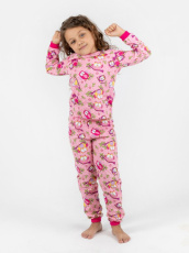 Изображение товара «Пижама для девочки из футера с начесом «Розовая мечта» арт 73863» из магазина «Ивановский-Текстиль.РФ»