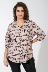 Изображение товара «Женская туника из кулирки «(рубашка) жанр-1 [бежевый]» арт 72764» из магазина «Ивановский-Текстиль.РФ»