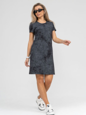 Изображение товара «Женское платье из кулирки «П-041 (черный)» арт 80503» из магазина «Ивановский-Текстиль.РФ»